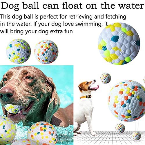Pelota de Juguete para Perros,Pelota Perro Indestructible,Pelota de Caucho Natural para Perros,Bola Interactiva Perros para Perros Pequeños Medianos y Perros Grandes (Rojo)