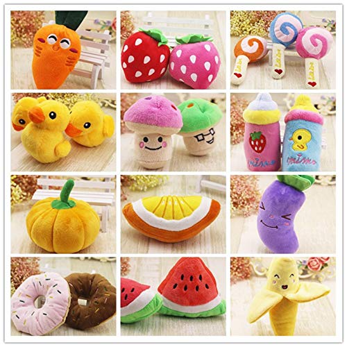 Peluche Resistente A Las Mordeduras, Cuerda De Bola, Juguete De Voz, Fruta, Dibujos Animados, Animal, Suministros para Mascotas,   Zanahoria Vocal