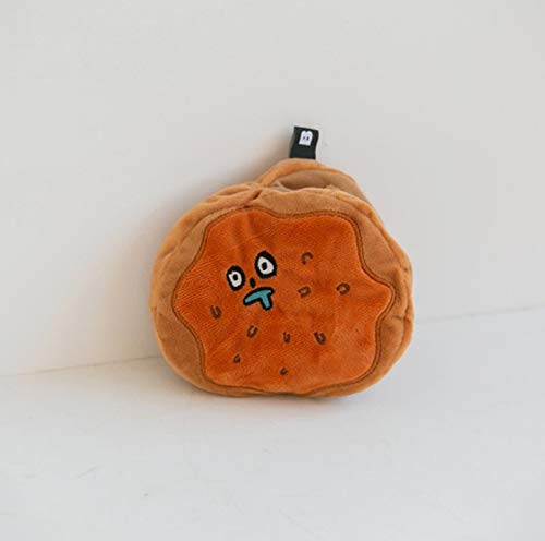 Peluches para perros Juguete De Peluche De Perro De Arroz De Tortilla Coreana Caliente Juguete De Perro De Comida De Peluche Con Sonido Divertido Omurice Gato Cachorro Masticar Juguetes Interactivos