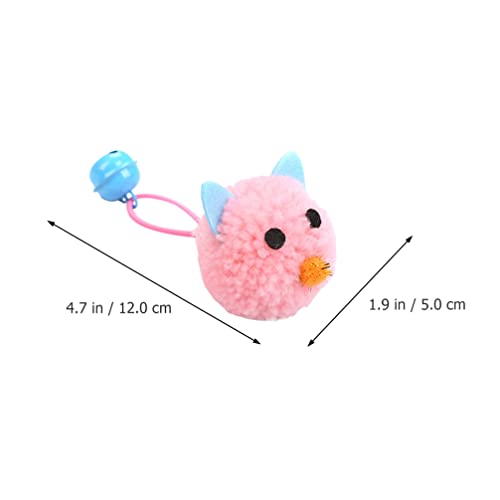 Peludo Ratón Bola Gato Gato Juguete: 4Pcs Gatos Ratones Ratones Juguetes con Campana Gatito Jugar Ratones Juguetes de Juego Interactivo para Mascota Gato Gatito