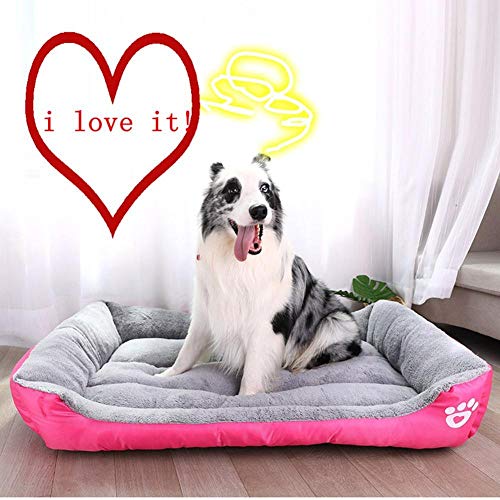 PENVEAT Sofá para Mascotas con Patas de 10 Colores S/M/L/XL/XXL/XXXL Camas para Perros Parte Inferior Impermeable Fleece Suave Cálidas Alfombrillas para Gatos Casa Petshop Dropshipping, Gris, XXL