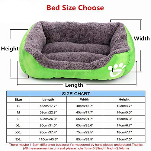 PENVEAT Sofá para Mascotas con Patas de 10 Colores S/M/L/XL/XXL/XXXL Camas para Perros Parte Inferior Impermeable Fleece Suave Cálidas Alfombrillas para Gatos Casa Petshop Dropshipping, Gris, XXL