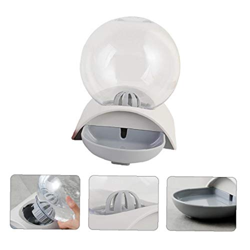 Perro Gato Dispensador De Agua Caracol Forma Gatos Foutains Con Agua Para No Óxido Fuente Cat Spring Water Depósito Por Gravedad Waterer Para Gatos Perros