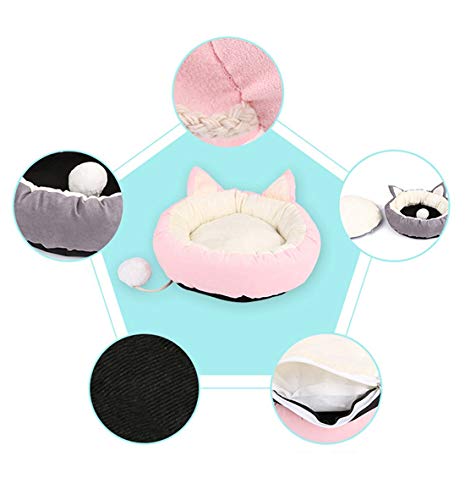 Perro Mascota Colchón De La Cama Transpirable, Gatos Plegables Lavable Cojín Relleno Térmica Cojín del Animal Doméstico De Algodón para Perros Pequeños y Gatos