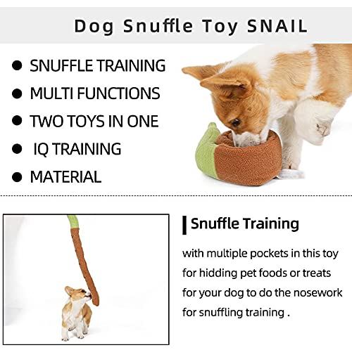 Perro olfatea la Alfombra,Peluche Caracol MáGico Juguetes Educativos Juguetes interactivos para Perros Almohadilla para olfatear Mascotas Entrenamiento Manta para La Nariz Juguete De Juego
