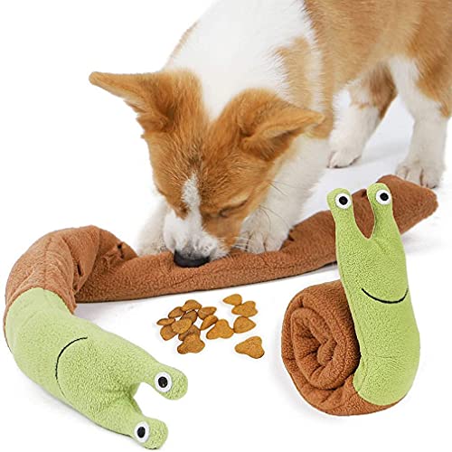 Perro olfatea la Alfombra,Peluche Caracol MáGico Juguetes Educativos Juguetes interactivos para Perros Almohadilla para olfatear Mascotas Entrenamiento Manta para La Nariz Juguete De Juego