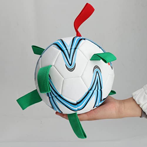 Perro Pelota de Fútbol Grab: Perrito de Juguete Bola de La Bola Animal de Compañía Interactiva Mascotas Ejercicio Juguete Juego Juguete Patio Jardín Molar Aire Libre de Interior