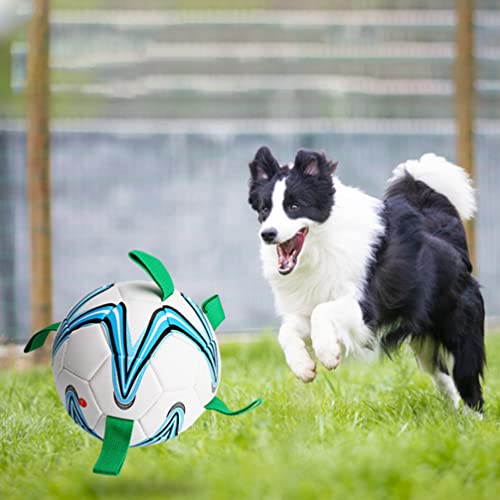 Perro Pelota de Fútbol Grab: Perrito de Juguete Bola de La Bola Animal de Compañía Interactiva Mascotas Ejercicio Juguete Juego Juguete Patio Jardín Molar Aire Libre de Interior