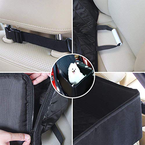 Perros Fundas los Asientos del Coche Impermeables Cubierta para Autos Asiento Trasero Delantero Coches de Mascota Protectora Cubreasientos para Perro y Gatos