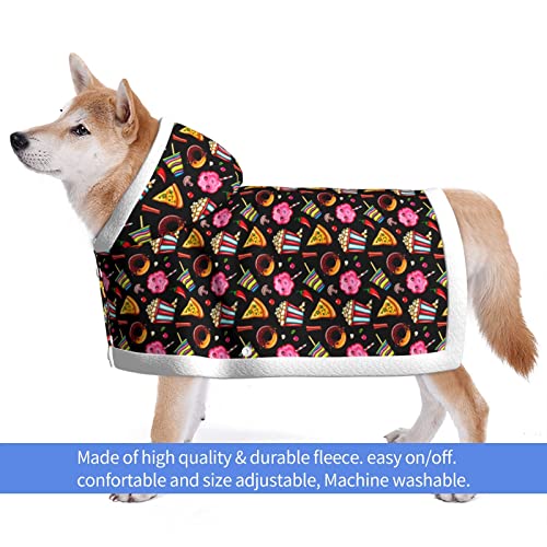 Pet Comfy Cola Coffee Pizza Chocolate Donut Perros Ropa Lindo Perro Perro Abrigo de invierno Para perros pequeños y medianos