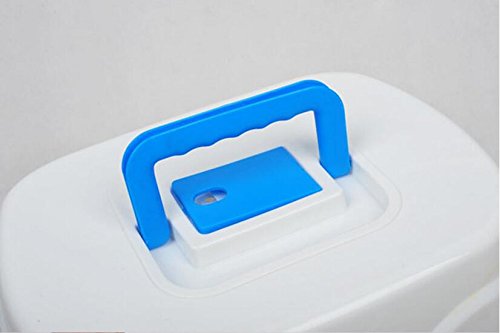 Pet Online Caja de arena para gatos Hogar de mascotas puerta cerrada caja de arena, 48 * 40.5 * 33.9cm, azul