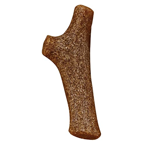 Pet Qwerks Ahumado Antler de Queso Sabor con Mascota Juguetes