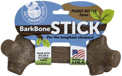 Pet Qwerks - Juguete masticable para perros con forma de hueso, para masticadores agresivos