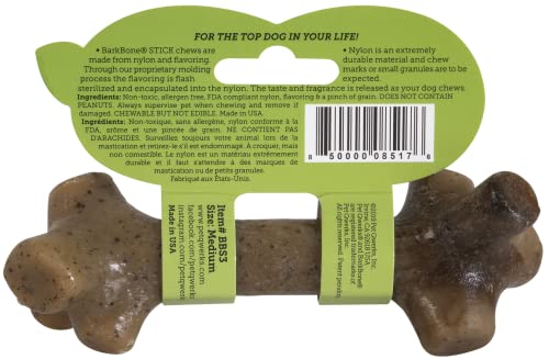 Pet Qwerks - Juguete masticable para perros con forma de hueso, para masticadores agresivos