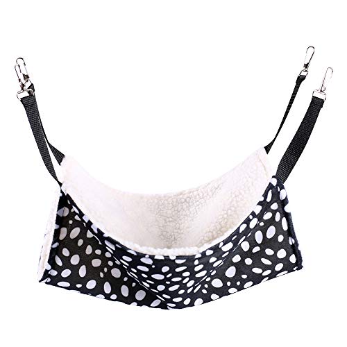 PET SPPTIES Pet Gato Mascota Animal de Hamaca Cama Colgante PS037 (S:27 * 27cm, Black & White)