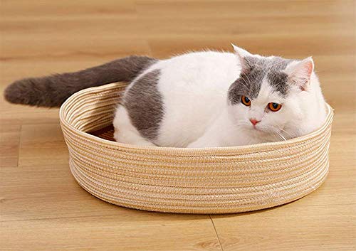 Pet Supplies Casa de Mascotas y Textiles de Primavera y Verano para Gatos, Pelaje no pegajoso para Gatos/casetas de Perro Puede Lavar Las Cenizas a Temperatura Ambiente en Todas Las Estaciones