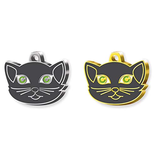 Pet Tag Art British Shorthair Cat Etiqueta de Mascota Personalizada grabada, Etiqueta de Gato, Etiqueta de Gatito Etiqueta de identificación de Mascota