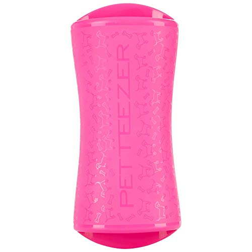 Pet Teezer, Cepillo para desenredar y cuidado del perro, rosa y amarillo