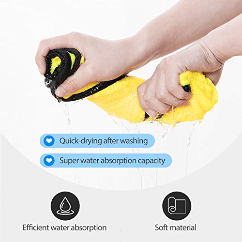 PETCUTE Manta para Perros Lavable Manta para Gato Cojín Manta De Cama para Mascotas Suave Vellosa Manta para Perros Antipelos 2 Piezas(M-100 * 50 CM)