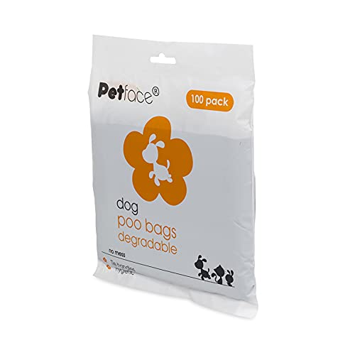 Petface Juego de 100 Bolsas para excrementos Mess