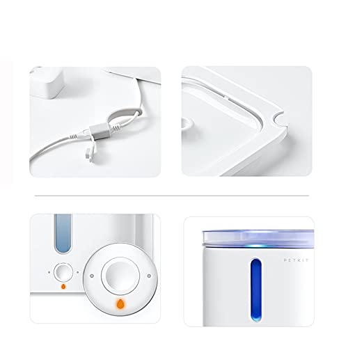 PETKIT Fuente Smart Pet Blanca, 1 Unidad (Paquete de 1)