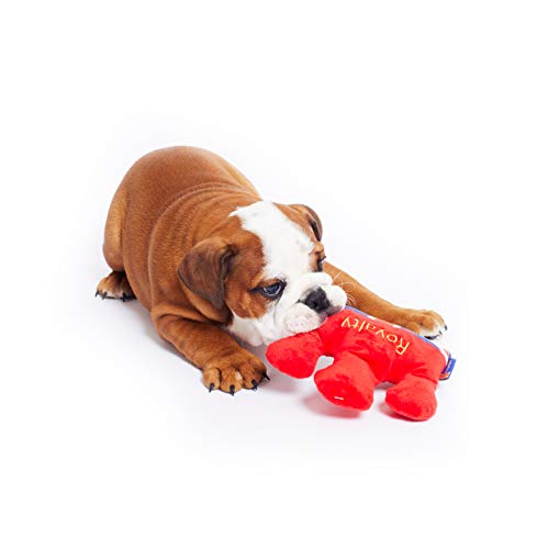 PetLondon - Corona de Peluche con diseño británico de Londres, Juguete de Peluche para Perro, Juguete Interactivo para Perro