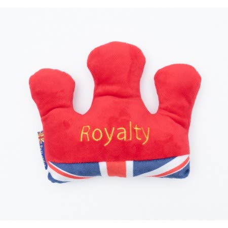 PetLondon - Corona de Peluche con diseño británico de Londres, Juguete de Peluche para Perro, Juguete Interactivo para Perro
