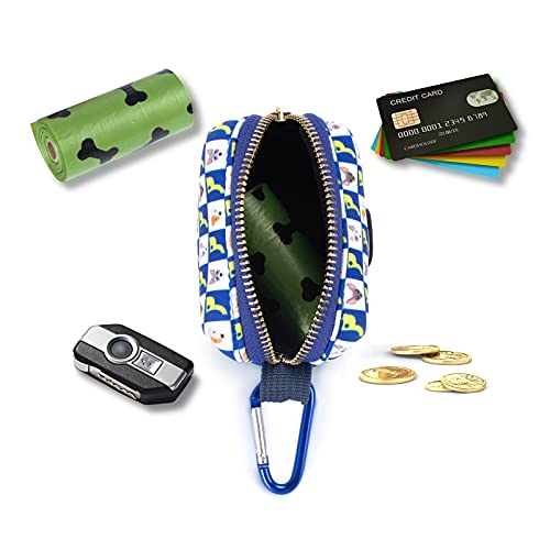 Petotw Dispensador Para Bolsas De Residuos De Perros, Color Azul