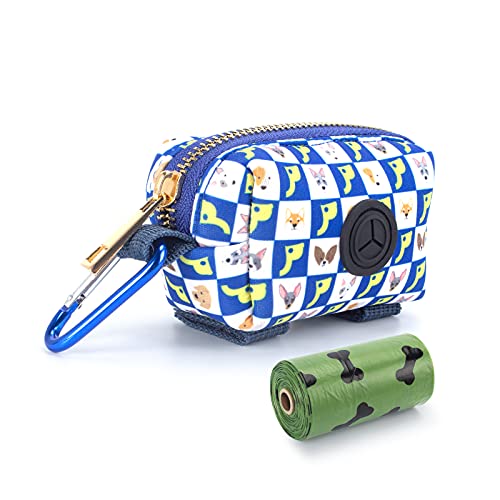 Petotw Dispensador Para Bolsas De Residuos De Perros, Color Azul