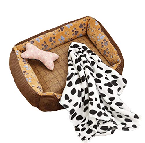 PetPhindU Cama del Perro Cojín Respirable, Antideslizante Sofá Térmica Almohadilla De Algodón Relleno Cama del Animal Doméstico Resistente Al Agua para Todos Los Perros y Gatos De Tamaño