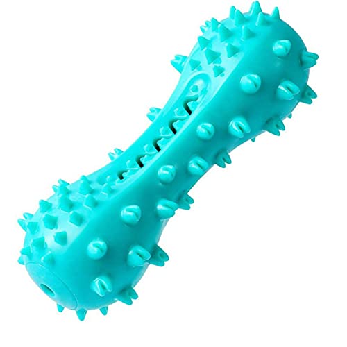 Petrichori Juguete de Cepillo de Dientes Masticador para Perros Adecuado para Perros Grandes masticadores agresivos Cuidado Dental Juguete de Cepillo de Dientes no tóxico - Azul