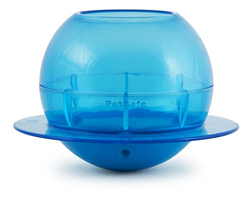 PetSafe - Juguete Dispensador de Comida para Gatos, Golosinas, Tarro de Pescado - Funkitty Fishbowl para Gatos