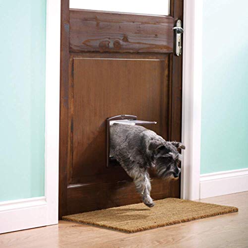 PetSafe túnel Mascotas pequeñas Extensión de Puertas para Gatos y Perros para Paredes Gruesas, marrón