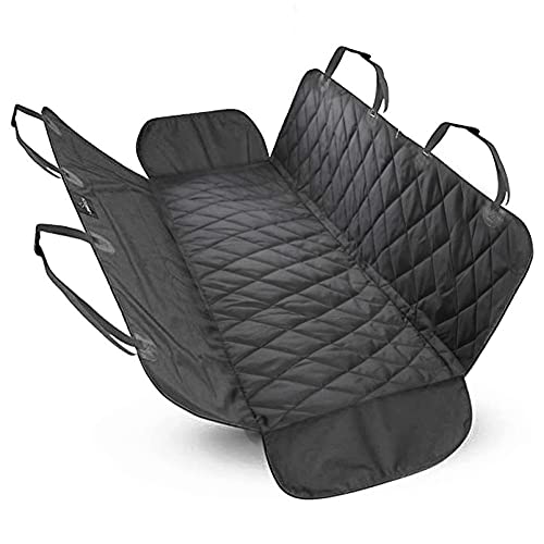 PetTech - Funda de Asiento de Coche para Asientos Traseros, instalación Sencilla y fácil de Limpiar, 100% Impermeable, diseño Antideslizante