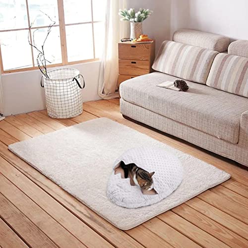 PETUFUN Cama para gatos de gato | Cama de cama en forma de coca de huevo de Molleton suave y suave que ofrece seguridad y calor a los gatos | Funda para gatos y cachorros
