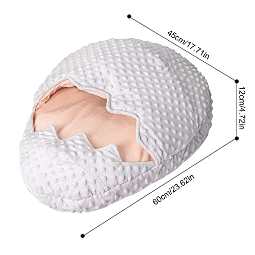 PETUFUN Cama para gatos de gato | Cama de cama en forma de coca de huevo de Molleton suave y suave que ofrece seguridad y calor a los gatos | Funda para gatos y cachorros