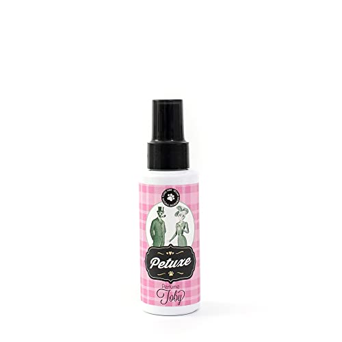 Petuxe Perfume vegano para perros de origen natural. Colonia en spray para mascotas. Corrector de olor para mascotas. Cachorros y adultos. Efecto duradero (Toby)
