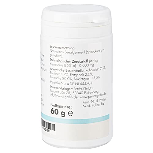 PHA-2 Perro y Gato, eliminación de la Placa Dental y Piedra, Polvo, Protector Dental Plus, 60 g