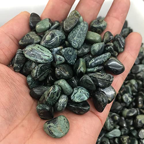 Piedras de chakra Natural Pavo real Grava arenisca de arenisca de piedra de cristal piedra acuario piedra, decoración de piedra de jardín Curación de la energía de la energía Decoración hogareña