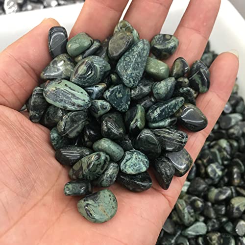 Piedras de chakra Natural Pavo real Grava arenisca de arenisca de piedra de cristal piedra acuario piedra, decoración de piedra de jardín Curación de la energía de la energía Decoración hogareña
