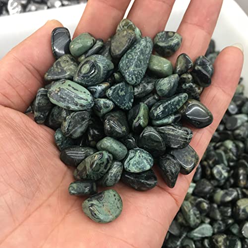 Piedras de chakra Natural Pavo real Grava arenisca de arenisca de piedra de cristal piedra acuario piedra, decoración de piedra de jardín Curación de la energía de la energía Decoración hogareña