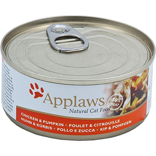 Pienso gato Lata Pollo con Calabaza 156 gr. Applaws