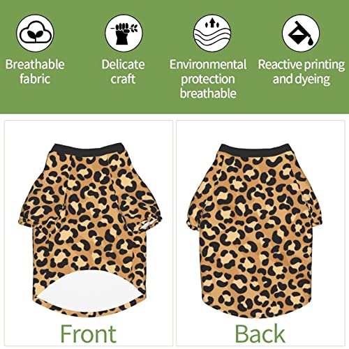 Pijamas Suaves para Mascotas, Estampado de Leopardo, Piel de Guepardo, Cachorro, Perro, Atuendo Informal, Ropa para Mascotas, Sudaderas con Capucha, Ropa cálida para Mascotas