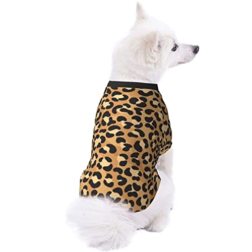 Pijamas Suaves para Mascotas, Estampado de Leopardo, Piel de Guepardo, Cachorro, Perro, Atuendo Informal, Ropa para Mascotas, Sudaderas con Capucha, Ropa cálida para Mascotas