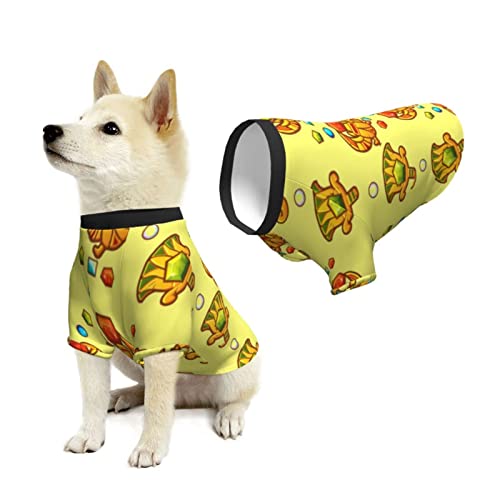 Pijamas Suaves para Mascotas Sigil of Ancient Egipcio Faraón Cachorro Perro Traje Casual Mascotas Use Sudaderas con Capucha Ropa de Abrigo para Mascotas