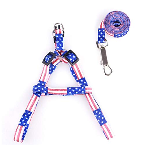 PiniceCore Nuevo Entrenamiento del Perro De Perrito del Animal Doméstico del Gato Ajustable De Nylon del Correo del Arnés del Plomo Cable De Tracción 30 De Descuento En