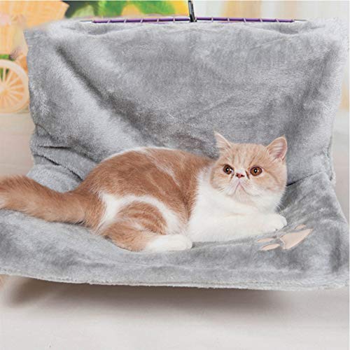 PJDDP Cama Gato Radiador,Gatos De Hamaca Homey para Radiador,Adecuado para Muchos Radiadores Comunes,Hamaca Gato Radiador,Cálida, Lavable, Cesta De Cama, Hamaca De Anima,Gris