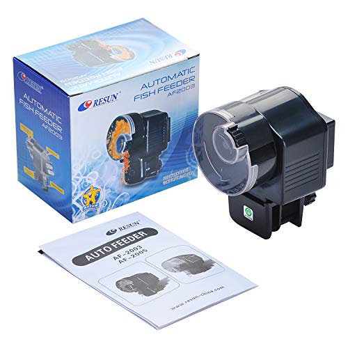 Podazz Alimentador Automático de Acuario , Dispensador de Comida para Peces, Alimentador de Pecera, Alimentador de Tiempo Automático, para Dispensador de Comida para Peces de Vacaciones