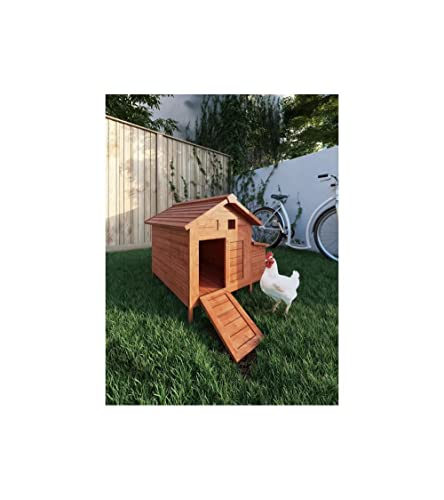 Poils & Plumes Gallinero Didier de Madera, 2 gallinas, 89 x 70 x 93 cm