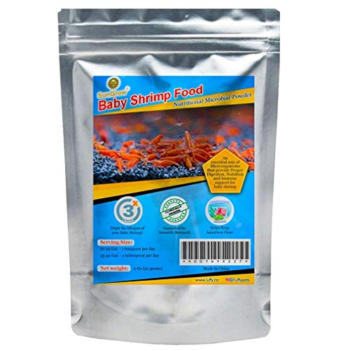Polvo Amarillo de Shirakura, Ideal para Todas Las Razas De Camarones, 1 Paquete
